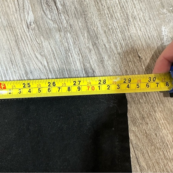 NWT Reformation Julia High Cigarette Destroyed Black Jeans size 24 - Picture 8 of 11